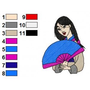 Mulan Embroidery 2